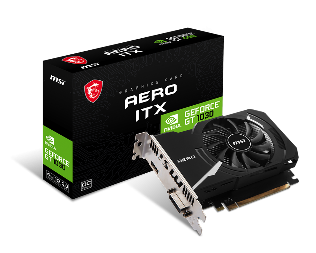 MSI GEFORCE GT 1030 AERO ITX 4GD4 OC