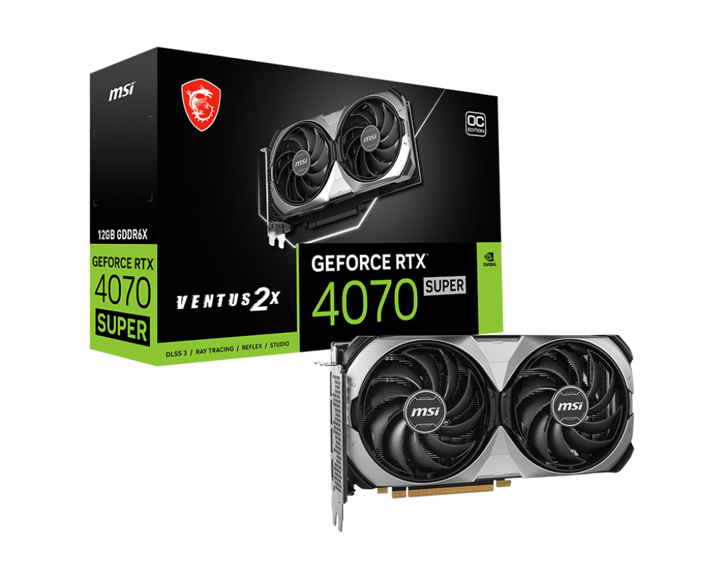 MSI GeForce RTX 4070 SUPER 12G VENTUS 2X OC