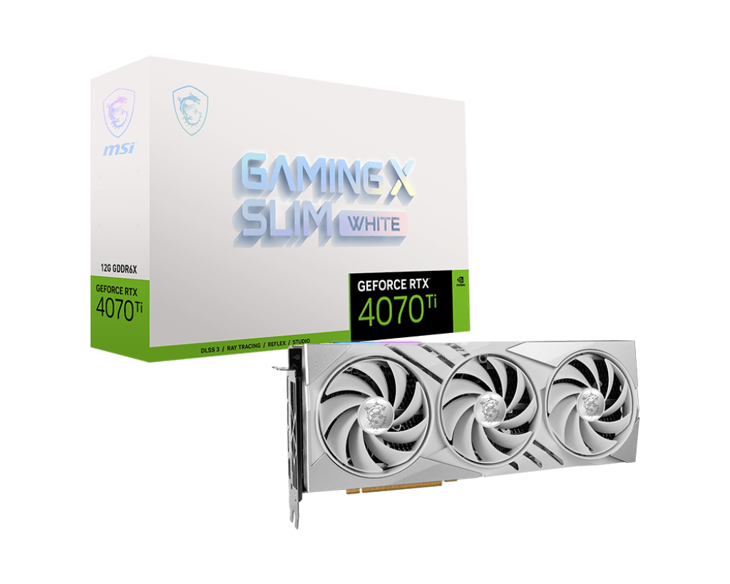 MSI GeForce RTX 4070 Ti GAMING X SLIM WHITE 12G