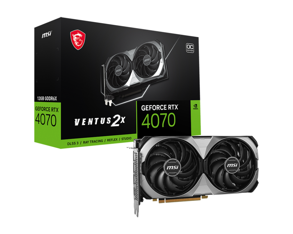 MSI GeForce RTX 4070 VENTUS 2X E 12G OC