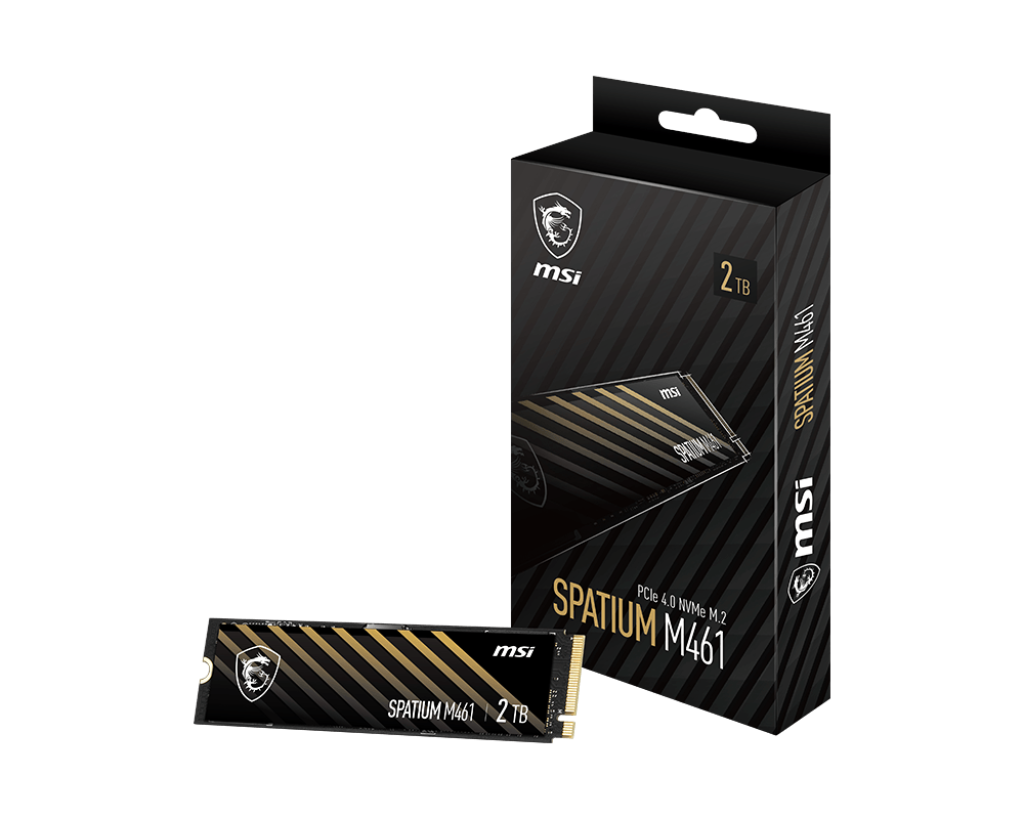 MSI SPATIUM M461 PCIe 4.0 NVMe M.2 500GB1TB 2TB 4TB