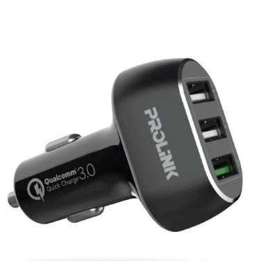 PROLINK CAR CHARGER 3 PORT 2XUSB