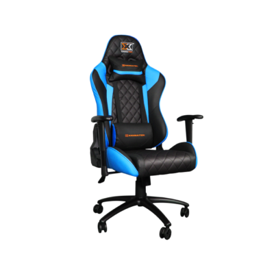 XIGMATEK Hairpin chair ( 2D Armrests, Butterfly Mechanism, Class 4 Gas Lift, 65mm Casters, Headrest & Lumbar Pillow) RED, ORANGE, WHITE OR BLUE.