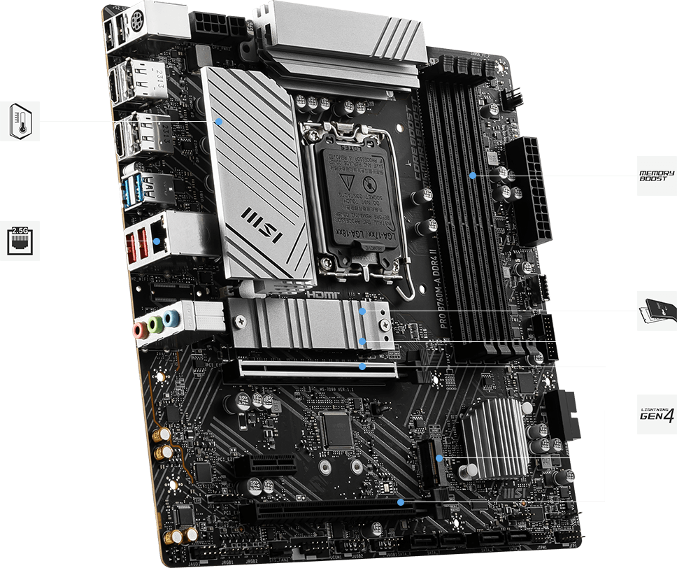 MSI PRO B760M-A DDR4 II