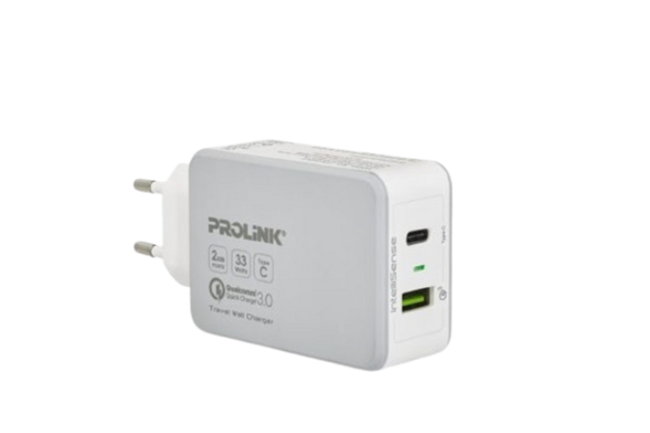 Prolink 2-Port Travel Wall Charger