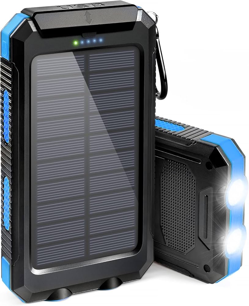 PROLINK PORTABLE SOLAR CHARGER WITH 3XLED LIGHTS +2USB CHARGING PORT