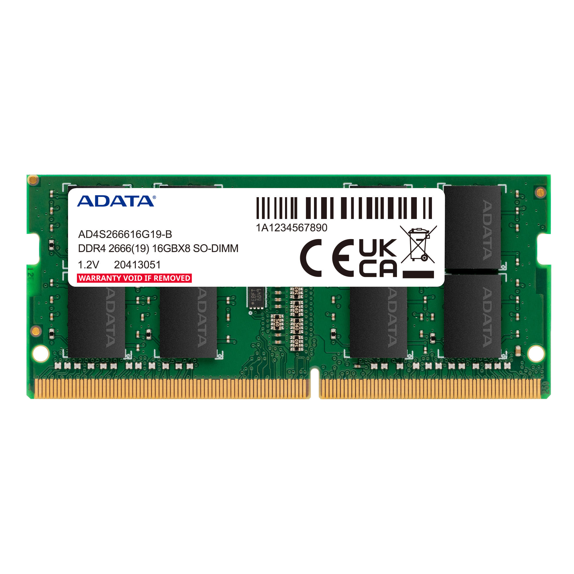 ADATA DDR4 16GB SODIMM HEAT SINK PREMIER GREEN