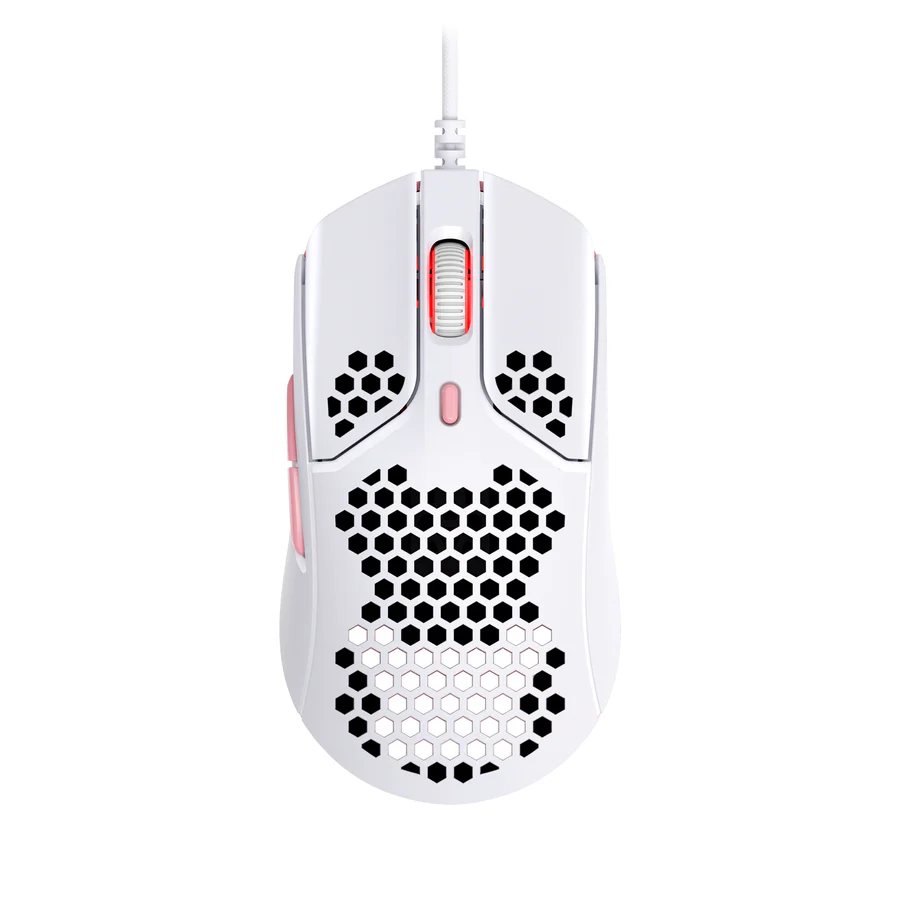 HyperX Pulsefire Haste Gaming USB Mouse - Ultra Lightweight White/Pink